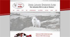 Desktop Screenshot of japansk-spisshund.net